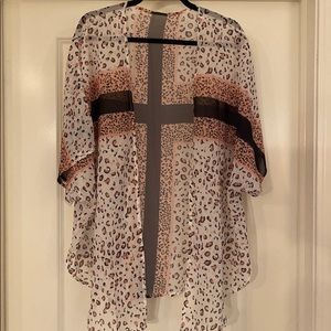 Leopard Print Kimono